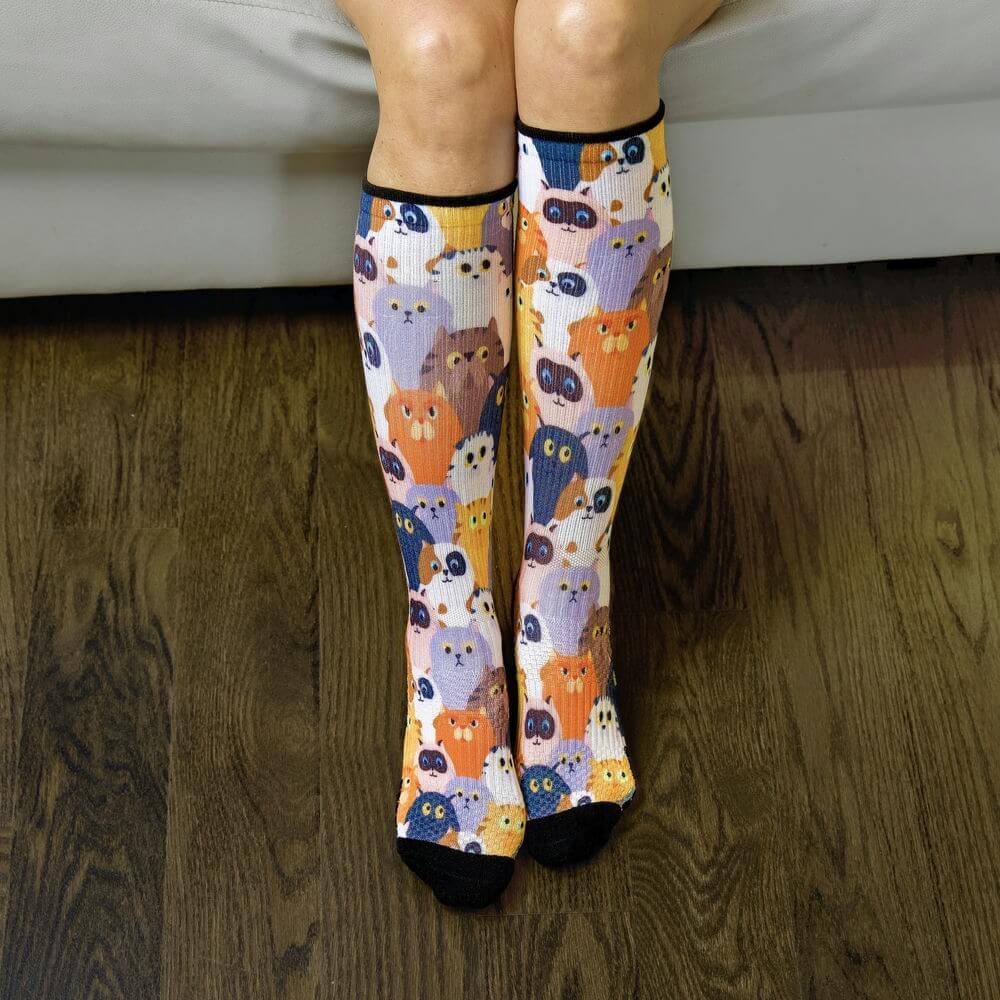 Cats Compression Socks - Image 5