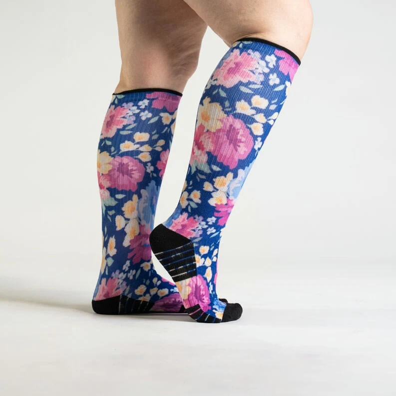 Floral Compression Socks - Image 3