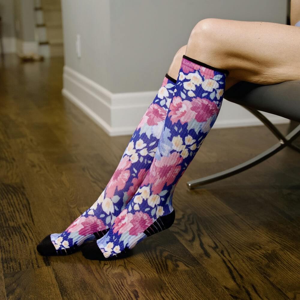 Floral Compression Socks - Image 4