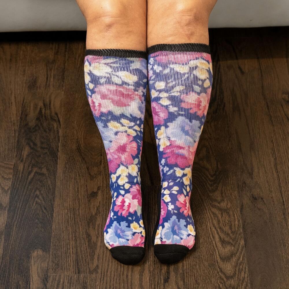 Floral EasyStretch™ Socks - Image 6