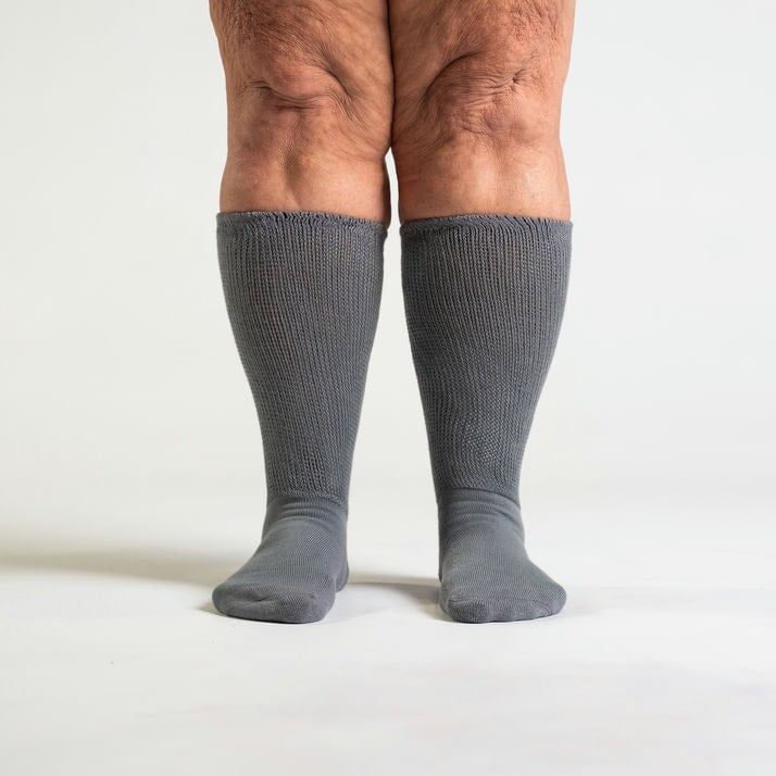 Gray EasyStretch™ Socks - Image 3