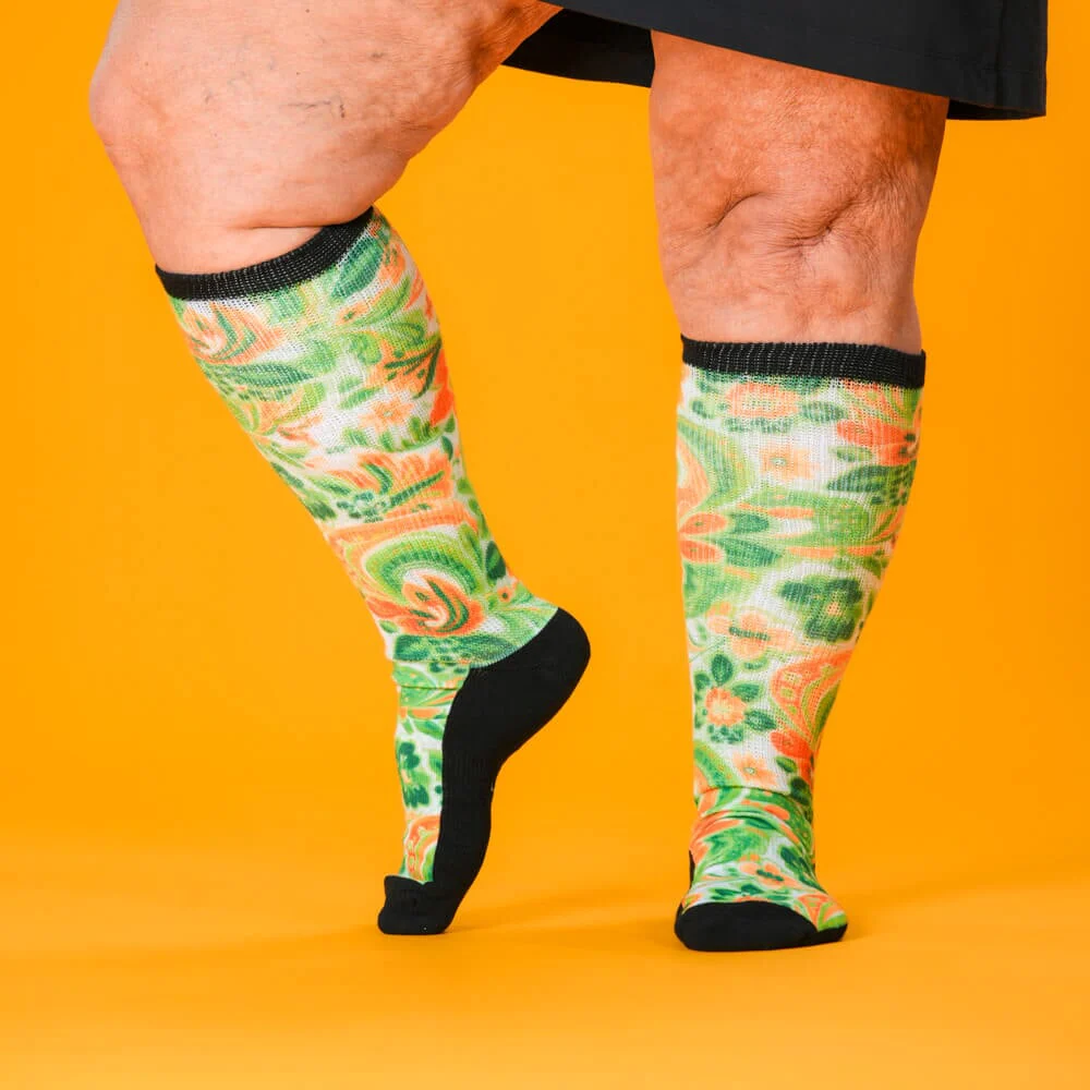 Irish Paisley EasyStretch™ Socks - Image 4