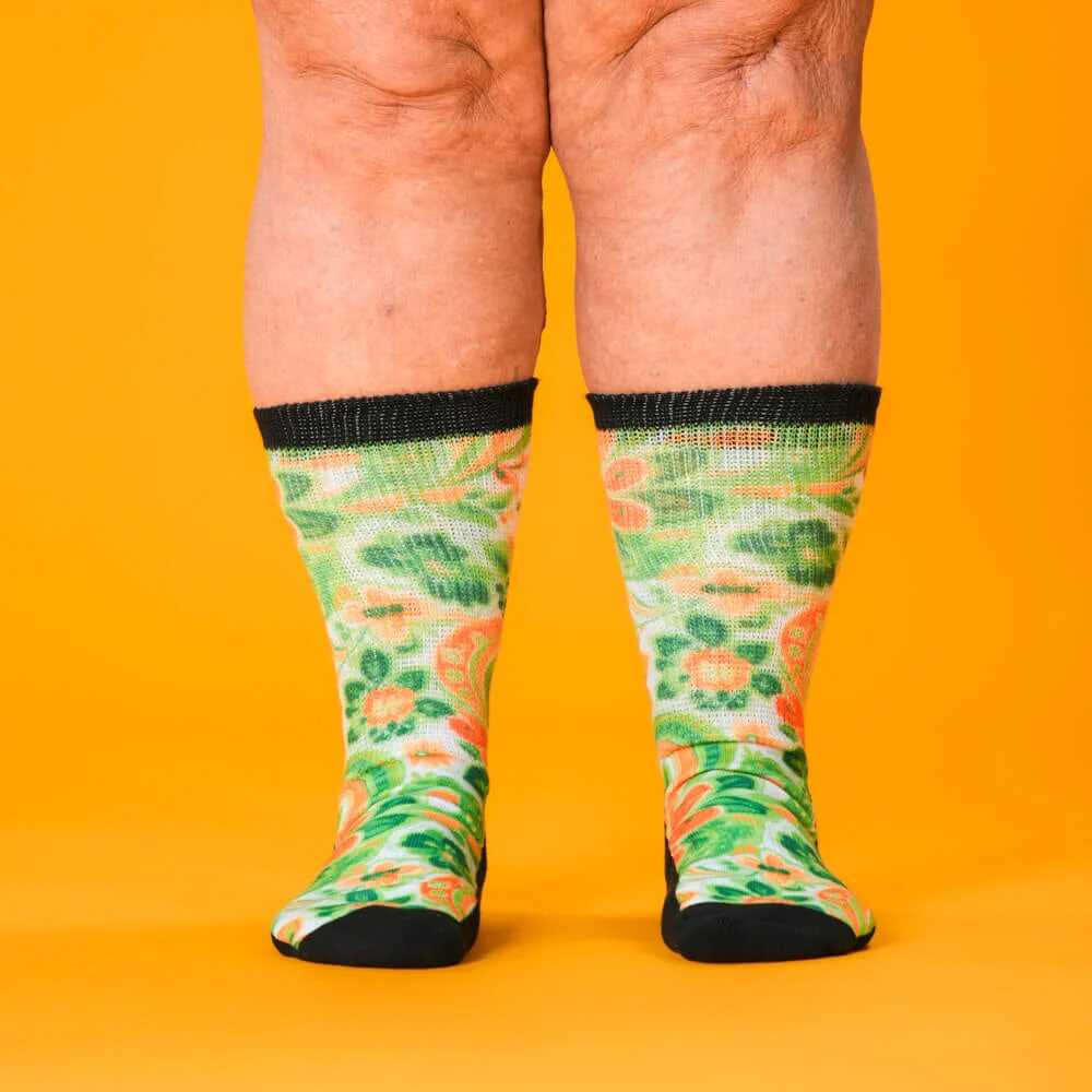 Irish Paisley EasyStretch™ Socks - Image 6