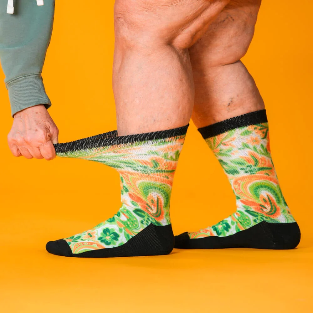 Irish Paisley EasyStretch™ Socks - Image 7