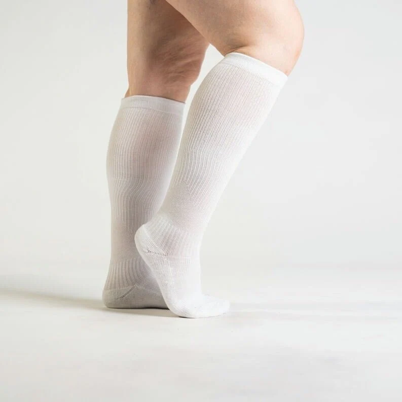 White Compression Socks - Image 3